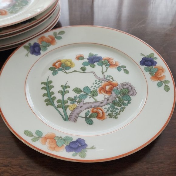 Set of 6 Rosenthal Indian Tree Dessert Plates 6" patented Oct16th 1923 - Picture 3 of 15
